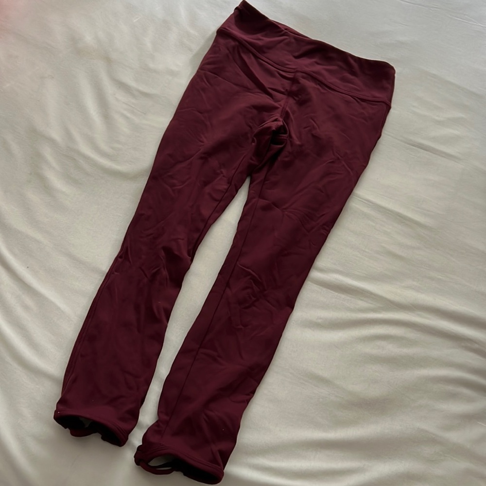 Free people legging burgundy